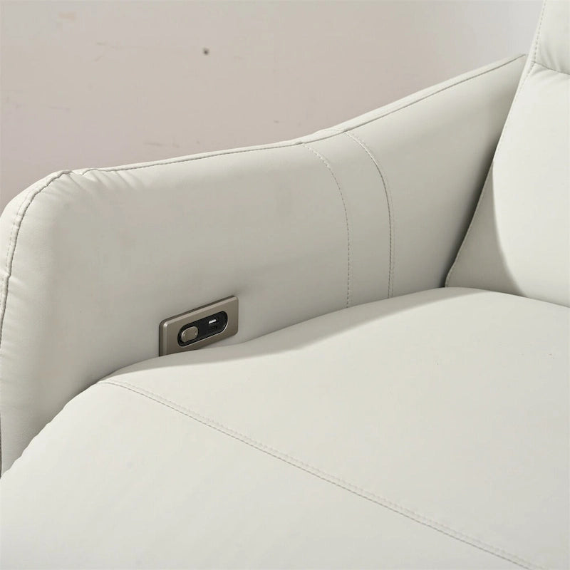 Fauteuil inclinable électrique, design "Wall Hugger" avec port USB et repose-pieds rétractable