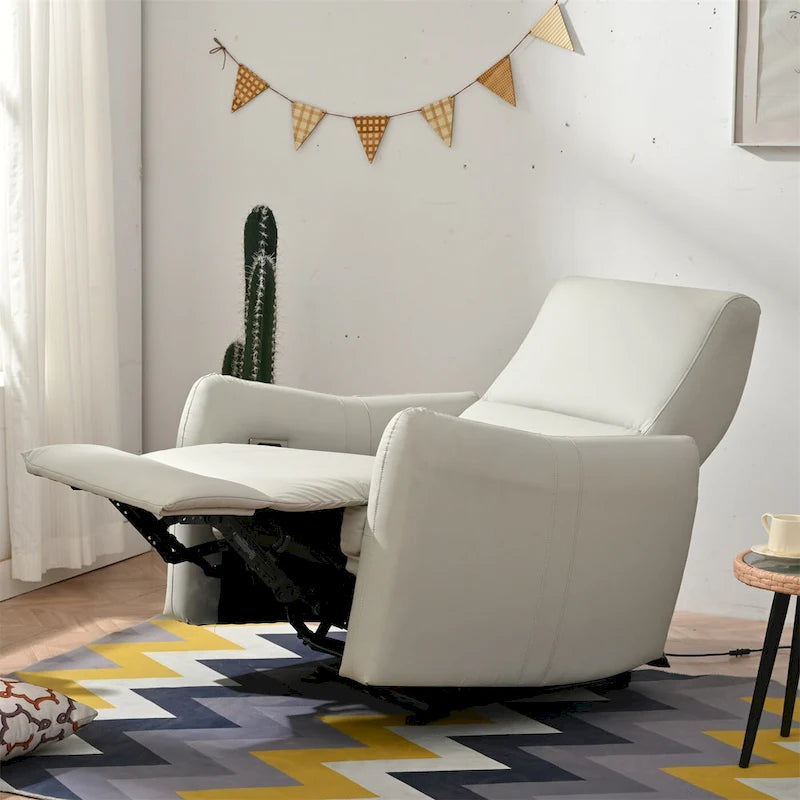 Fauteuil inclinable électrique, design "Wall Hugger" avec port USB et repose-pieds rétractable
