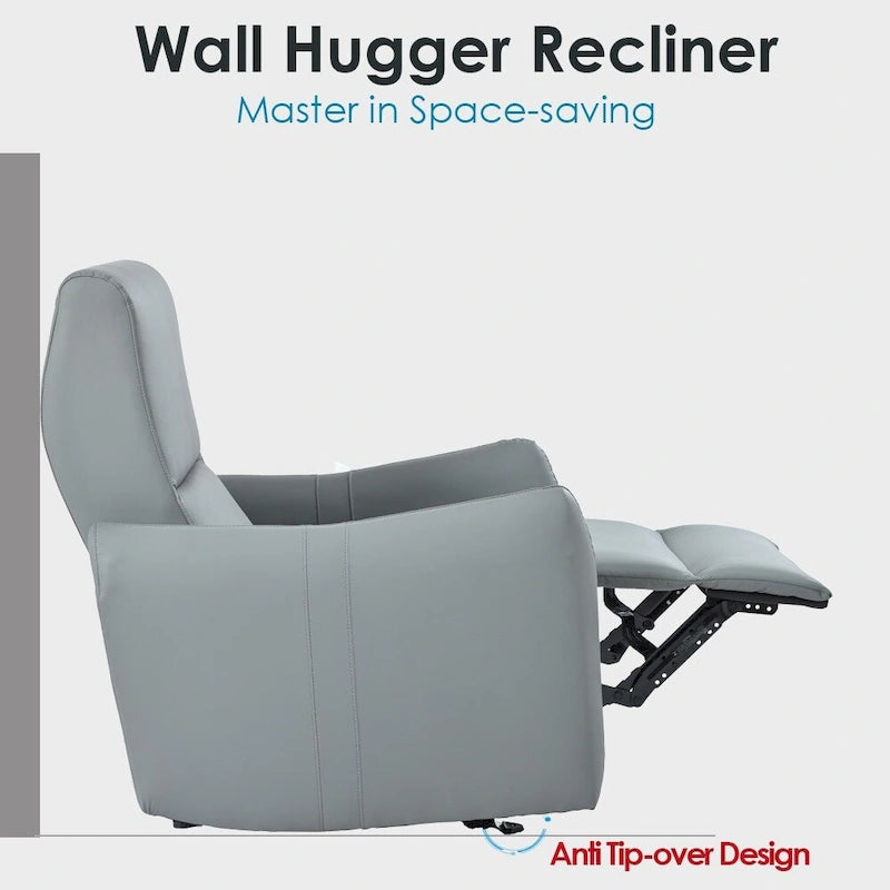 Fauteuil inclinable électrique, design "Wall Hugger" avec port USB et repose-pieds rétractable