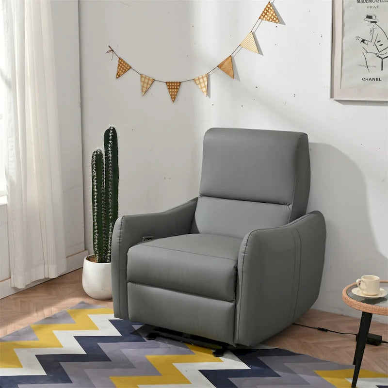 Fauteuil inclinable électrique, design "Wall Hugger" avec port USB et repose-pieds rétractable