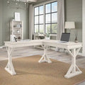 Bureau d'angle en forme de L rustique de 60W