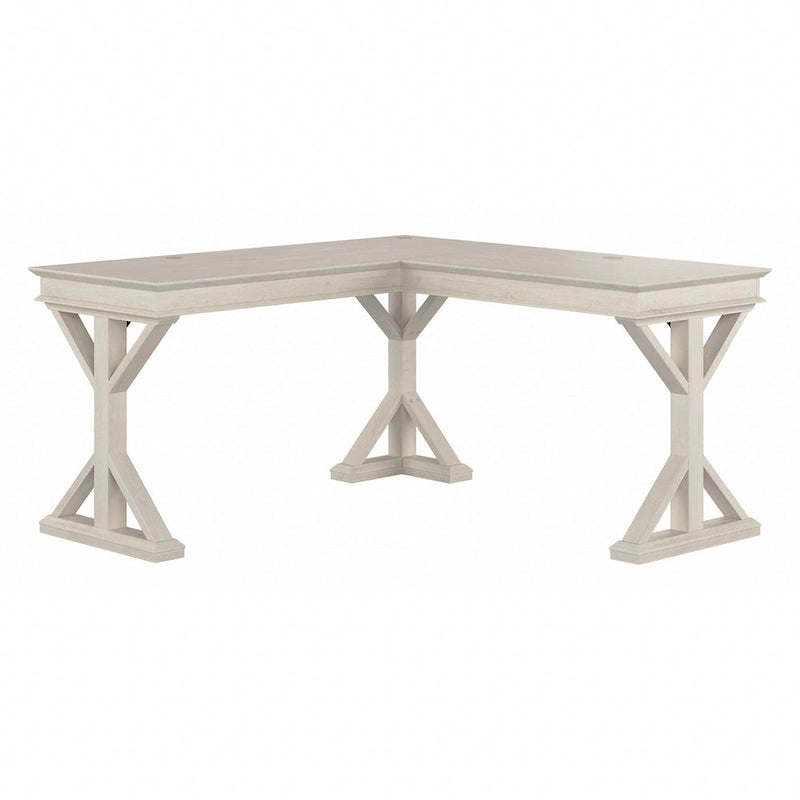Bureau d'angle en forme de L rustique de 60W