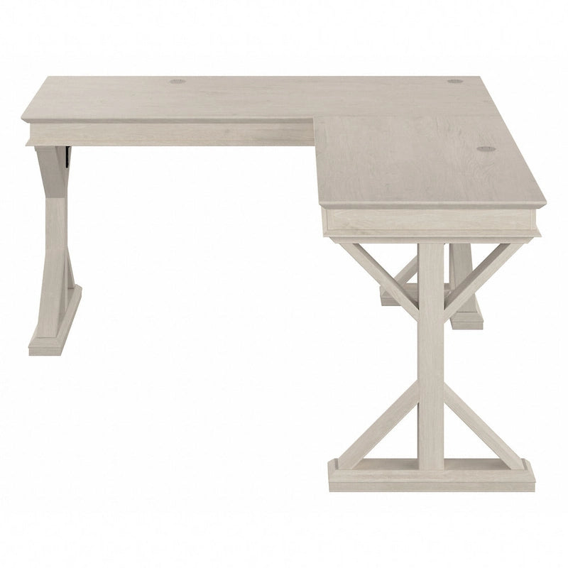 Bureau d'angle en forme de L rustique de 60W