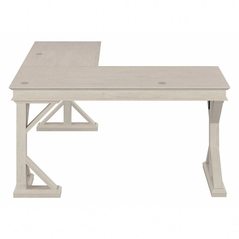 Bureau d'angle en forme de L rustique de 60W