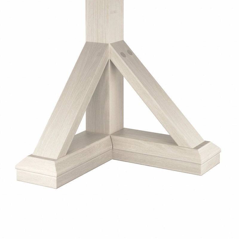 Bureau d'angle en forme de L rustique de 60W