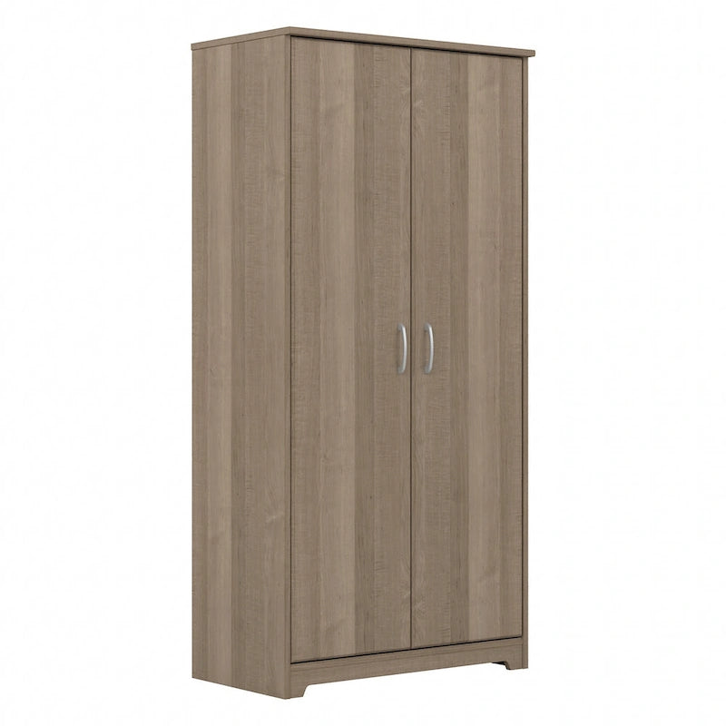 Armoire de rangement haute à 2 portes avec étagères réglables, 61 po H