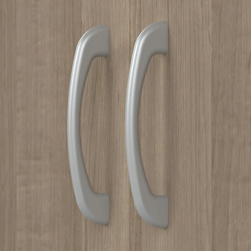 Armoire de rangement haute à 2 portes avec étagères réglables, 61 po H