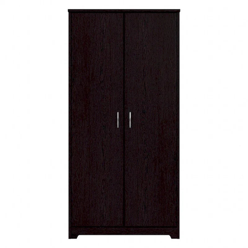 Armoire de rangement haute à 2 portes avec étagères réglables, 61 po H