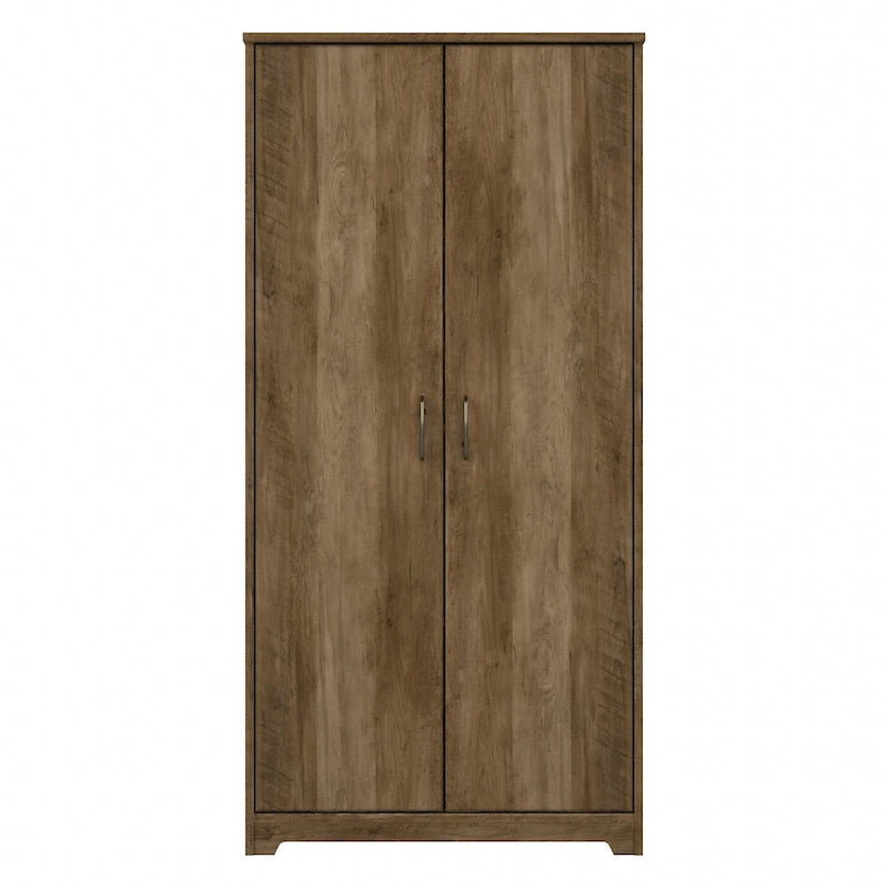 Armoire de rangement haute à 2 portes avec étagères réglables, 61 po H