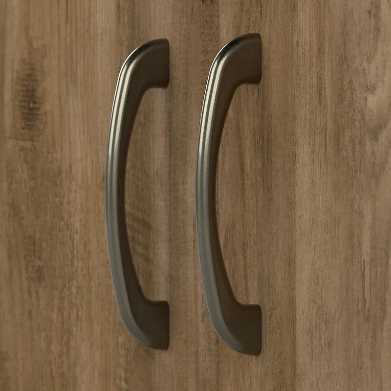 Armoire de rangement haute à 2 portes avec étagères réglables, 61 po H