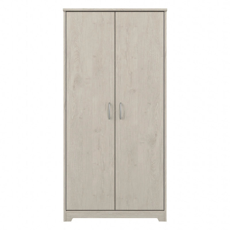 Armoire de rangement haute à 2 portes avec étagères réglables, 61 po H