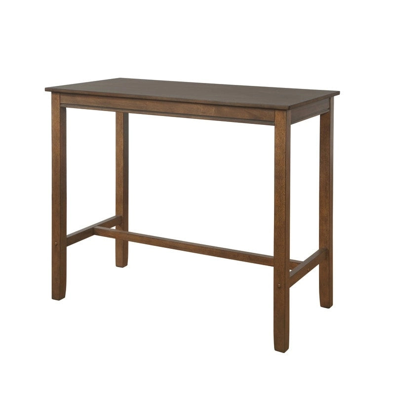 Table de bar pub en bois massif de 42", hauteur bar