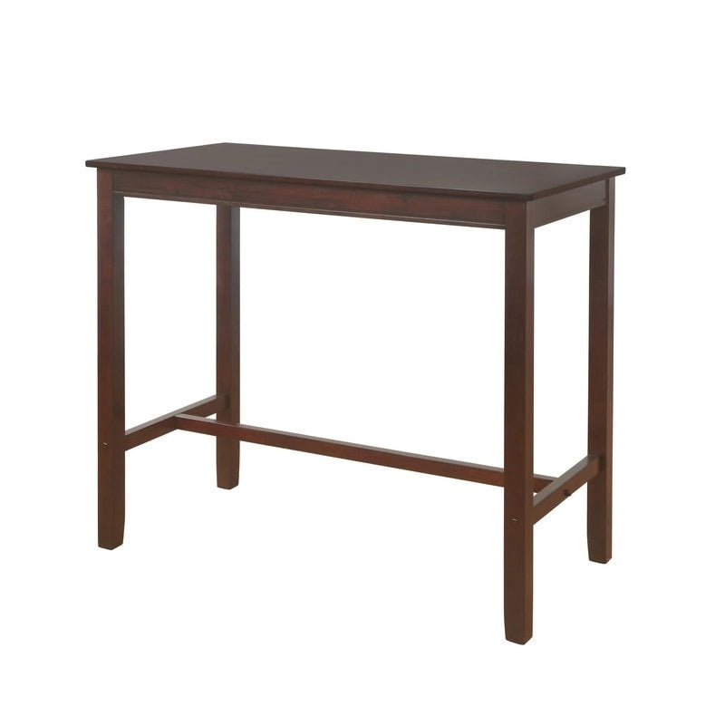 Table de bar pub en bois massif de 42", hauteur bar