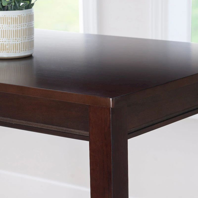 Table de bar pub en bois massif de 42", hauteur bar