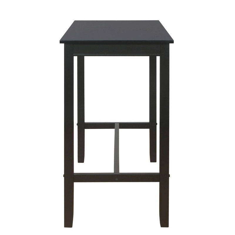 Table de bar pub en bois massif de 42", hauteur bar