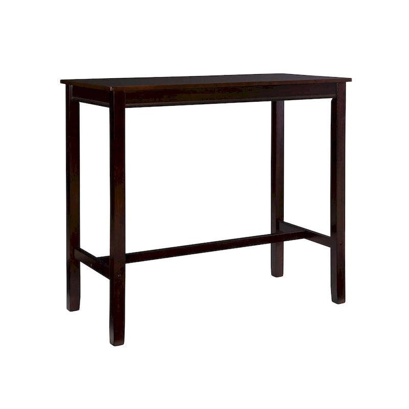 Table de bar pub en bois massif de 42", hauteur bar