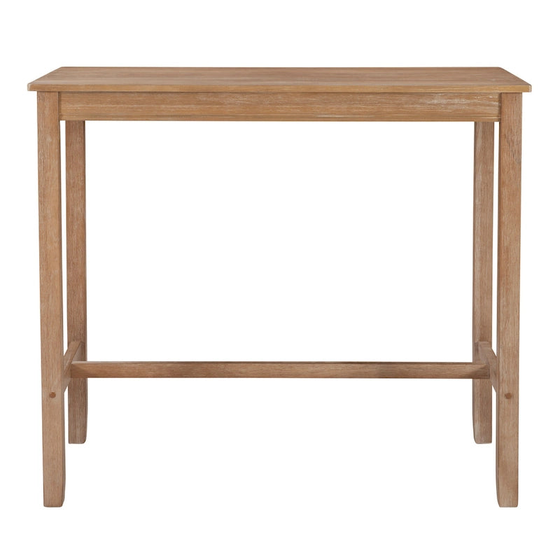 Table de bar pub en bois massif de 42", hauteur bar