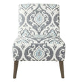 Chaise d'appoint moderne sans accoudoirs rembourrée, chaise polyvalente pour la salle à manger et le salon