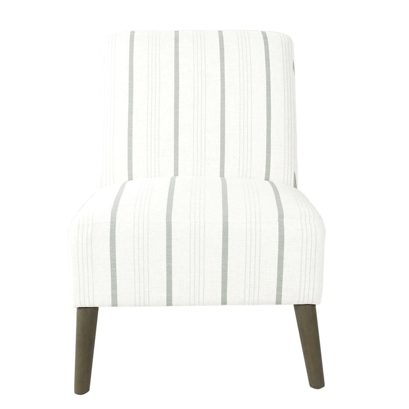 Chaise d'appoint moderne sans accoudoirs rembourrée, chaise polyvalente pour la salle à manger et le salon
