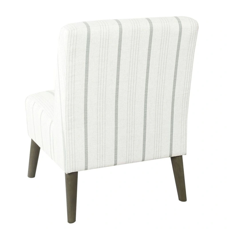 Chaise d'appoint moderne sans accoudoirs rembourrée, chaise polyvalente pour la salle à manger et le salon
