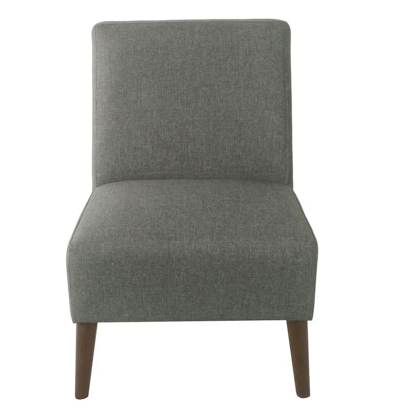 Chaise d'appoint moderne sans accoudoirs rembourrée, chaise polyvalente pour la salle à manger et le salon
