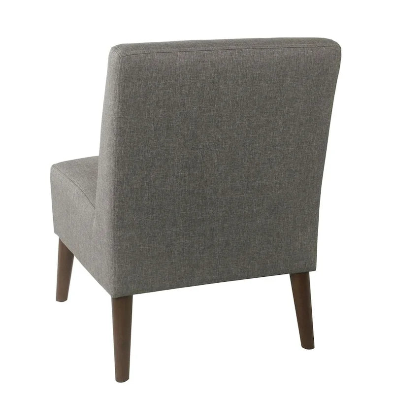 Chaise d'appoint moderne sans accoudoirs rembourrée, chaise polyvalente pour la salle à manger et le salon