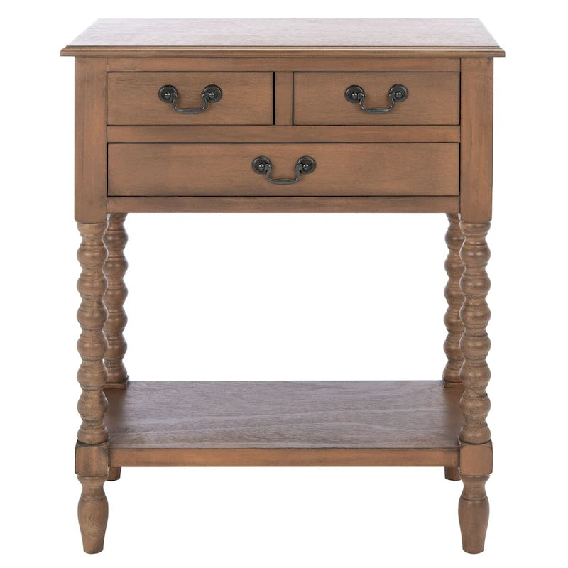 Console 3 tiroirs, 23,5" larg. x 13" prof. x 29,5" haut.