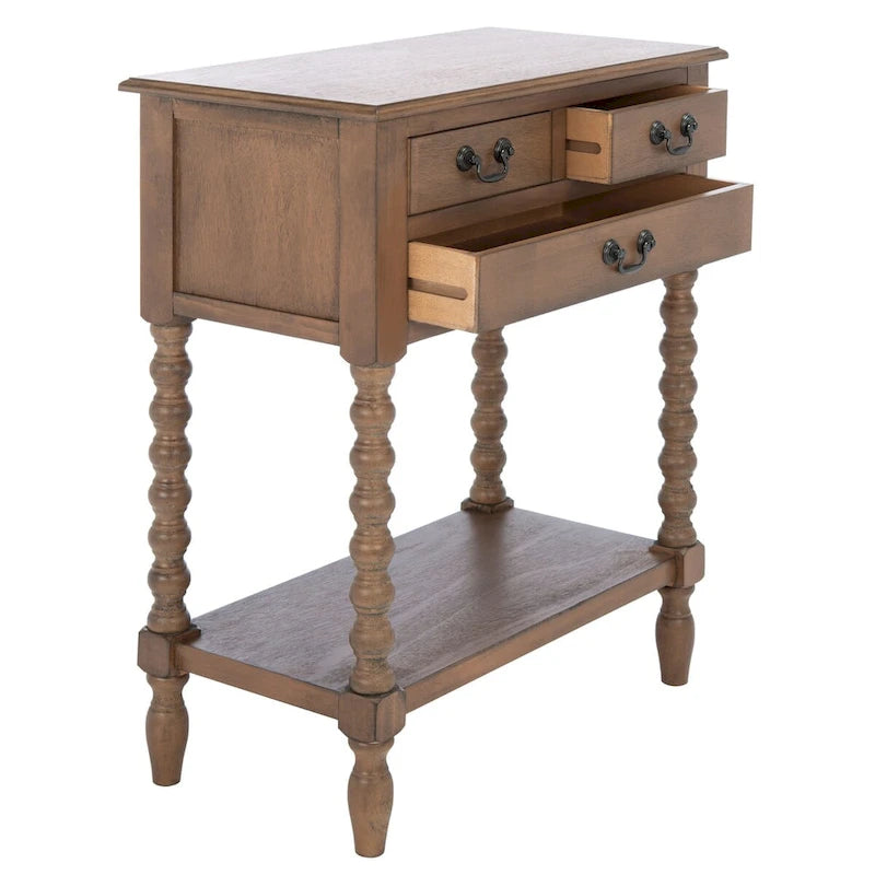 Console 3 tiroirs, 23,5" larg. x 13" prof. x 29,5" haut.